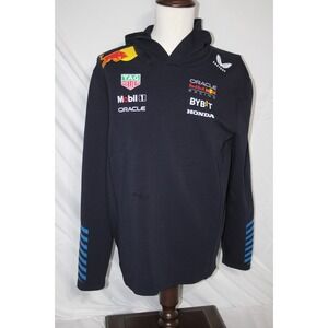 CASTORE Men's XL Navy Hoodie Red Bull Racing Oracle TAG Heuer Logos